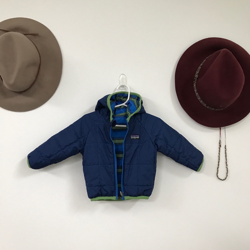 Patagonia baby 6-12 month down jacket reversible